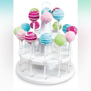 Cake Pop Stand, 18-Piece, White - EUC